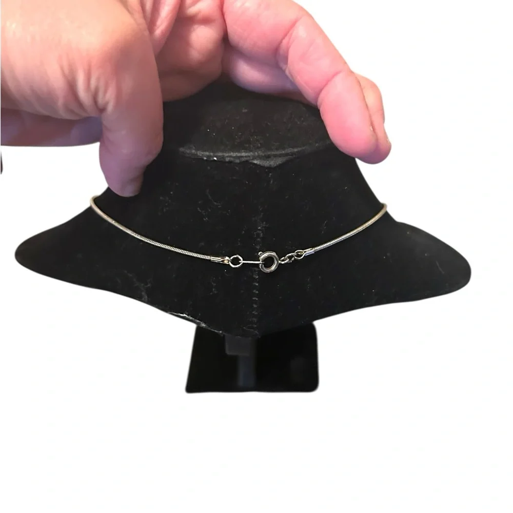 Necklace with Delicate spiky Pendant